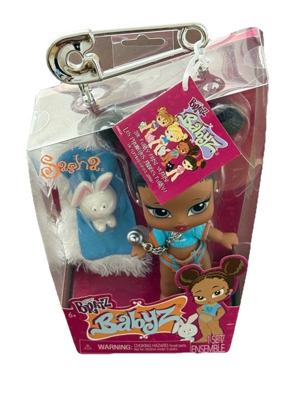 Bratz Babyz Sasha 5” Fashion Doll w/ Bunny Accessory New in Box Unopened 2023
